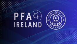 PFA Ireland and Justice for Players Logos